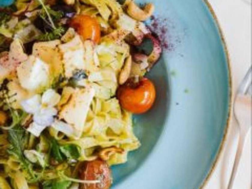 Tagliatelle With Goat Cheese