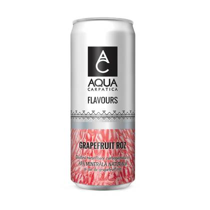 Aqua Carpatica Flavours – Grapefruit roz 0,33L
