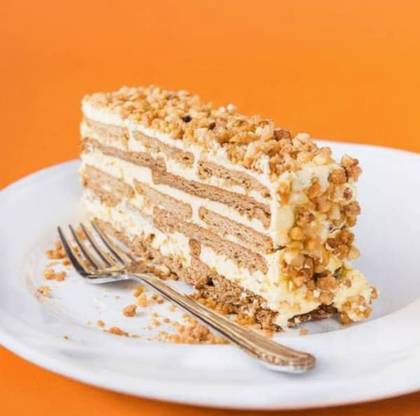 Fatia de Bolo de Bolacha
