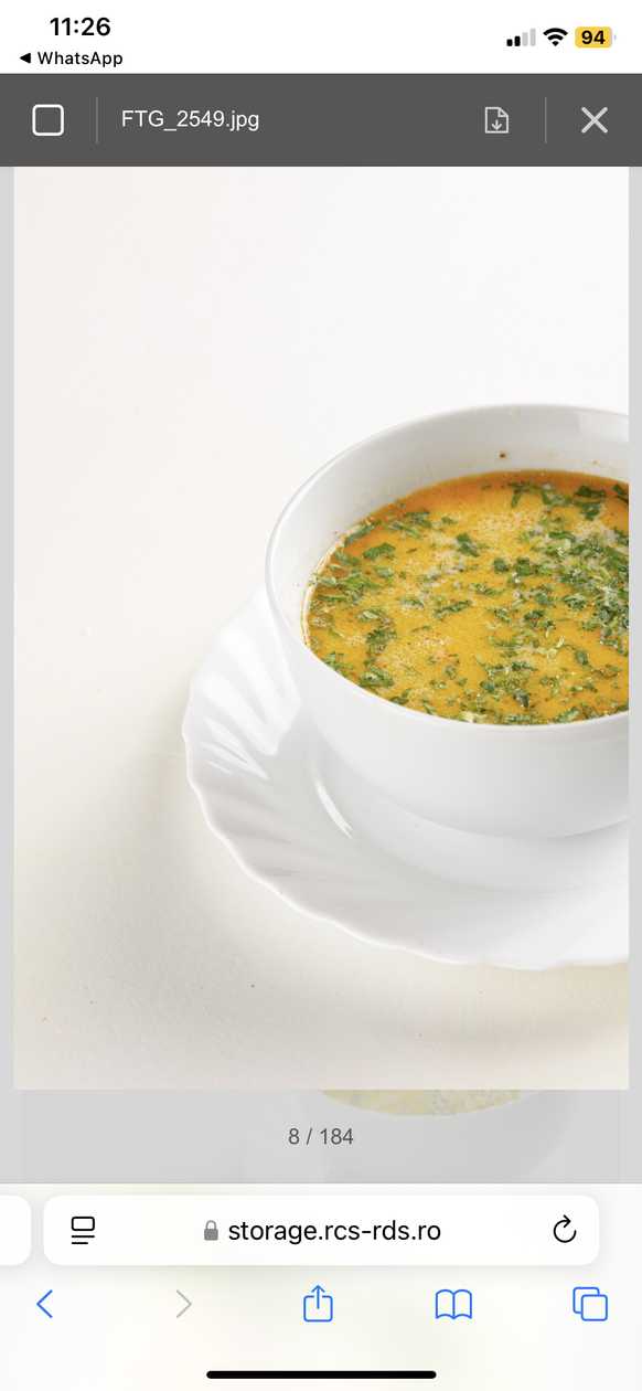 Sturgeons storceag (fish soup)