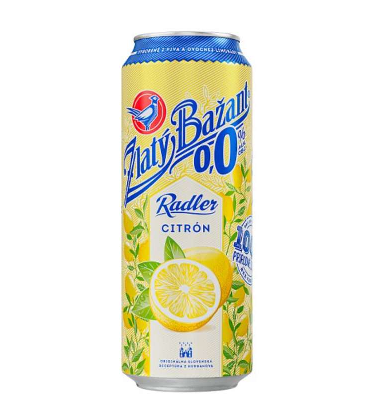 Zlatý Bažant Radler nealko