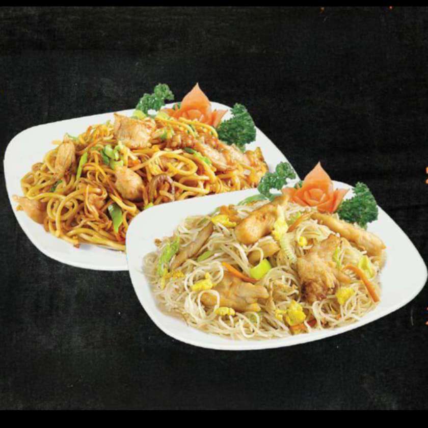 Stir-fried rice noodles