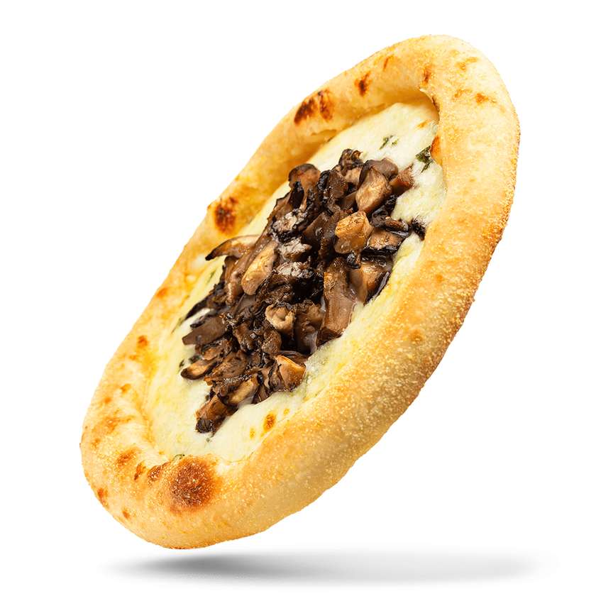 Esfirra de Queijo e Cogumelos