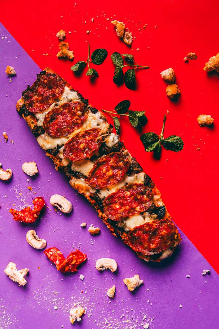Zapiekanka Salami spianata pikantne