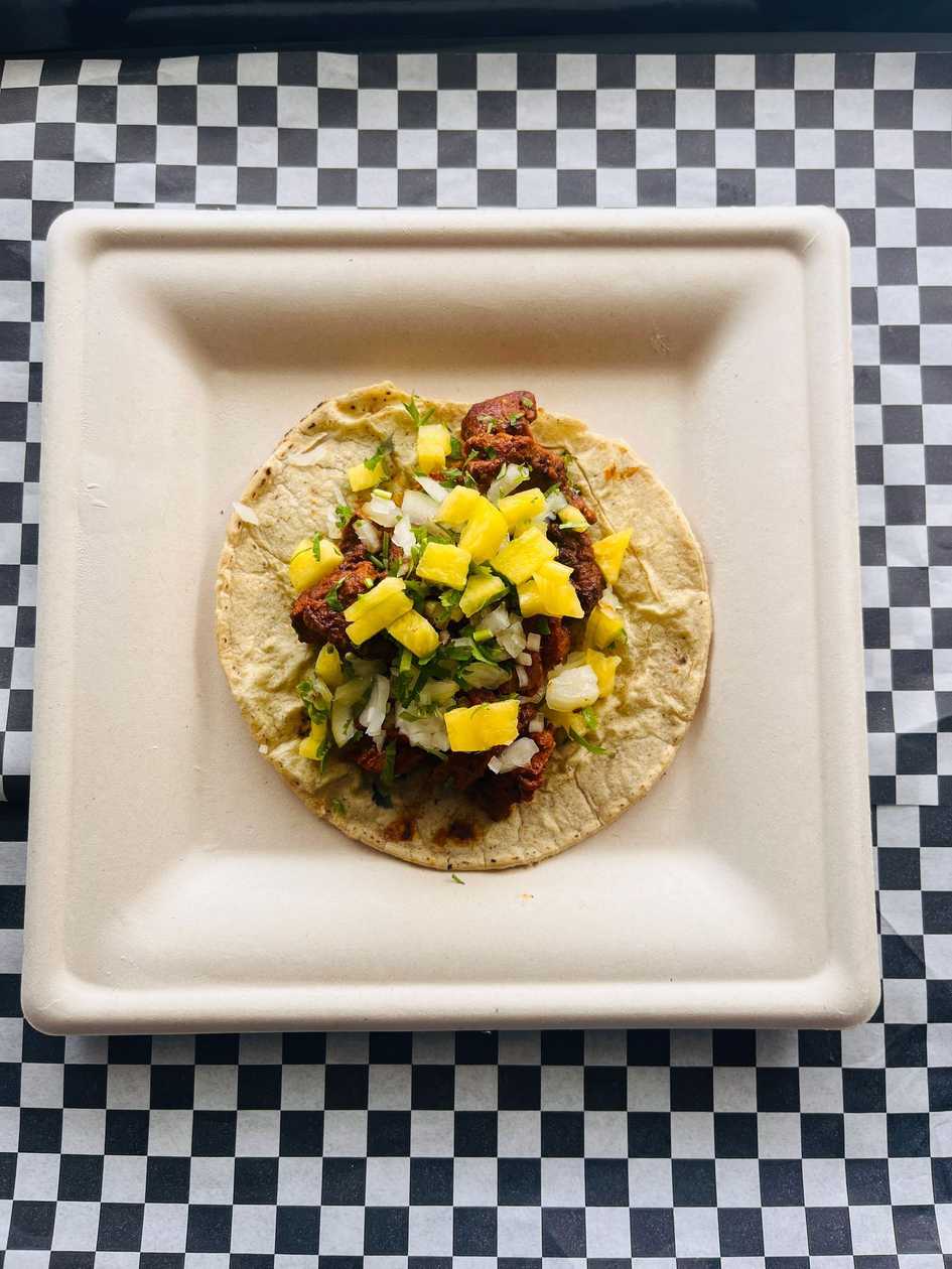 Vegan Al Pastor Taco Combo