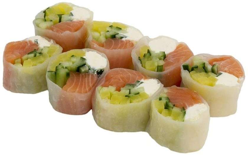 Salmon Spring Roll