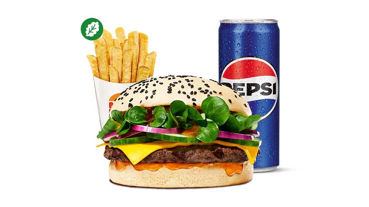Bao King Plant-Based Burger Menu