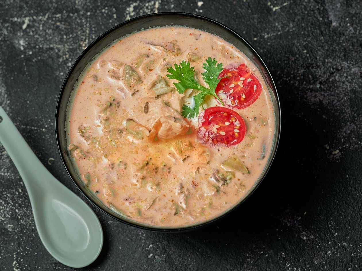 Tom Yum with Coconut Cream