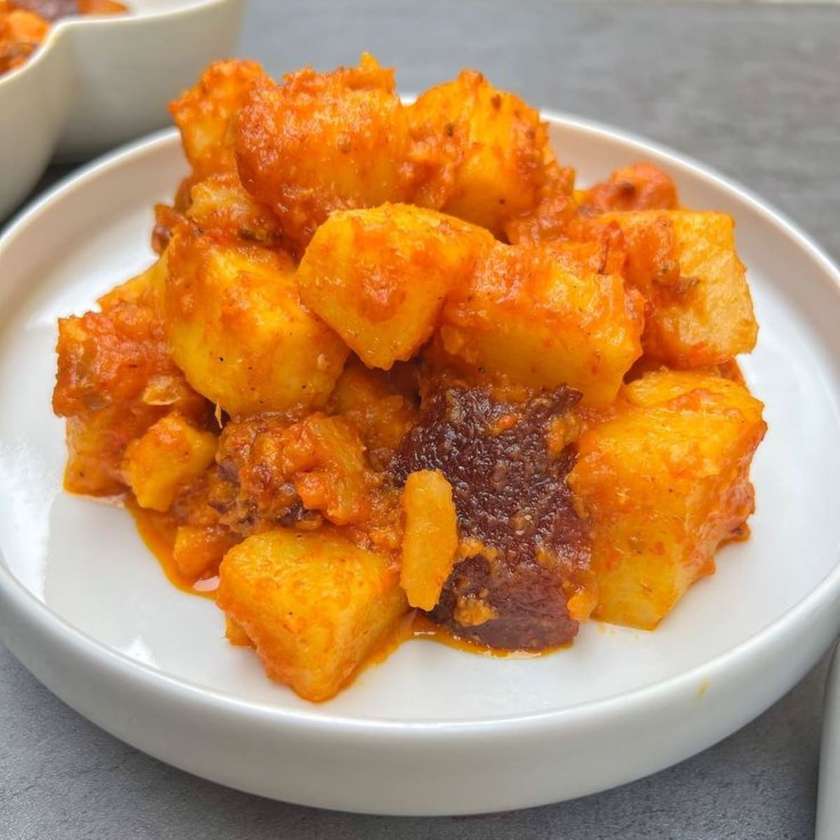 Sweet potatoes porridge