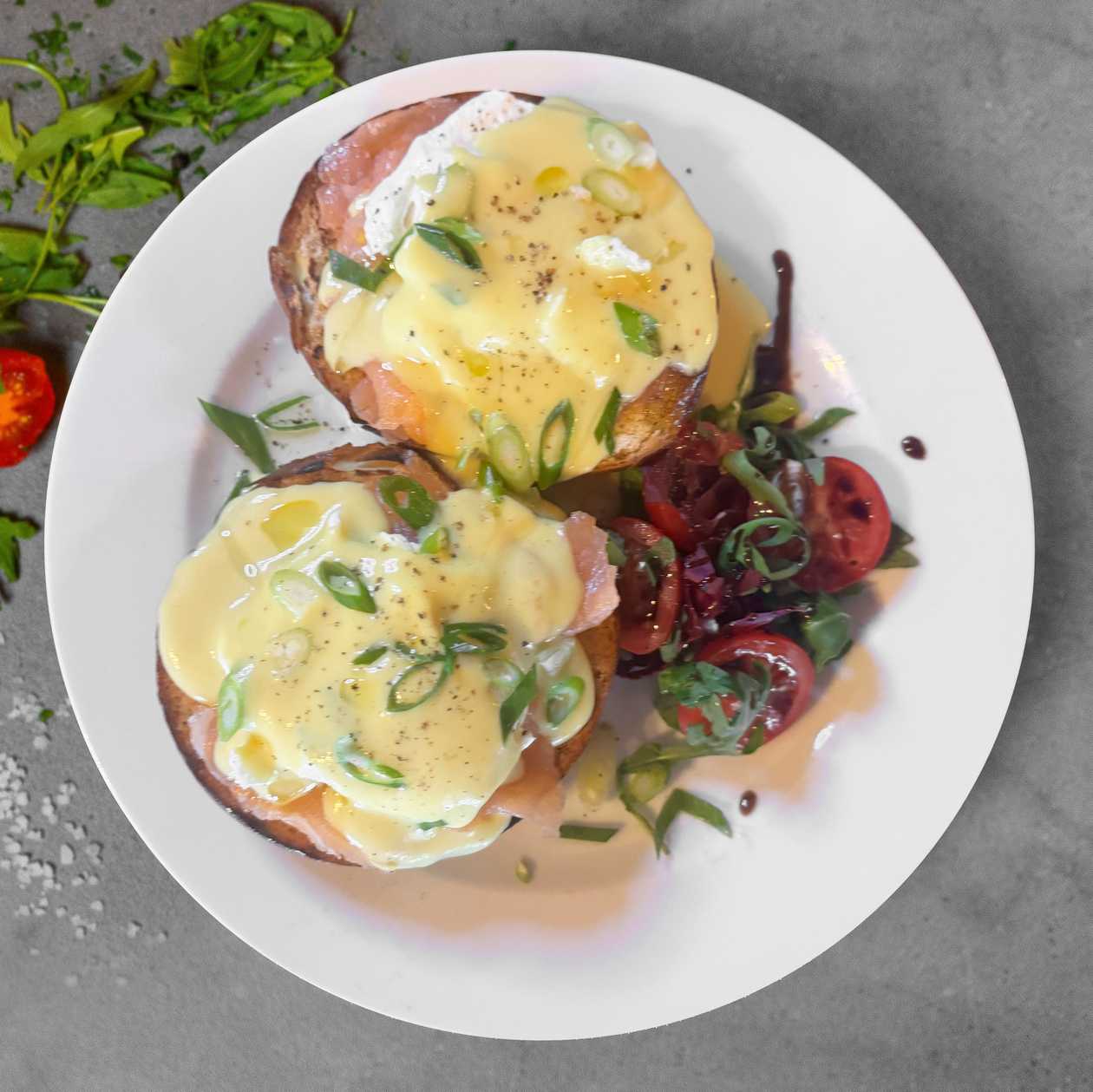 Eggs Benedict with Smoked Salmon