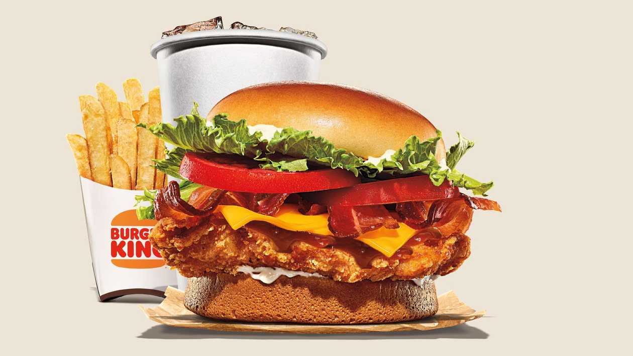 Crispy Chicken BBQ King Meal