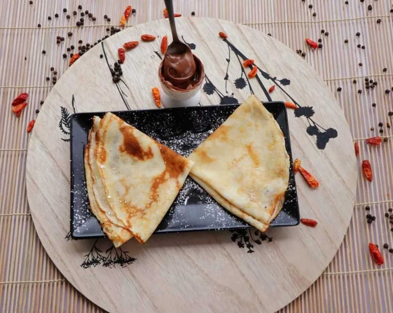 Baked Crêpes with Chocolate