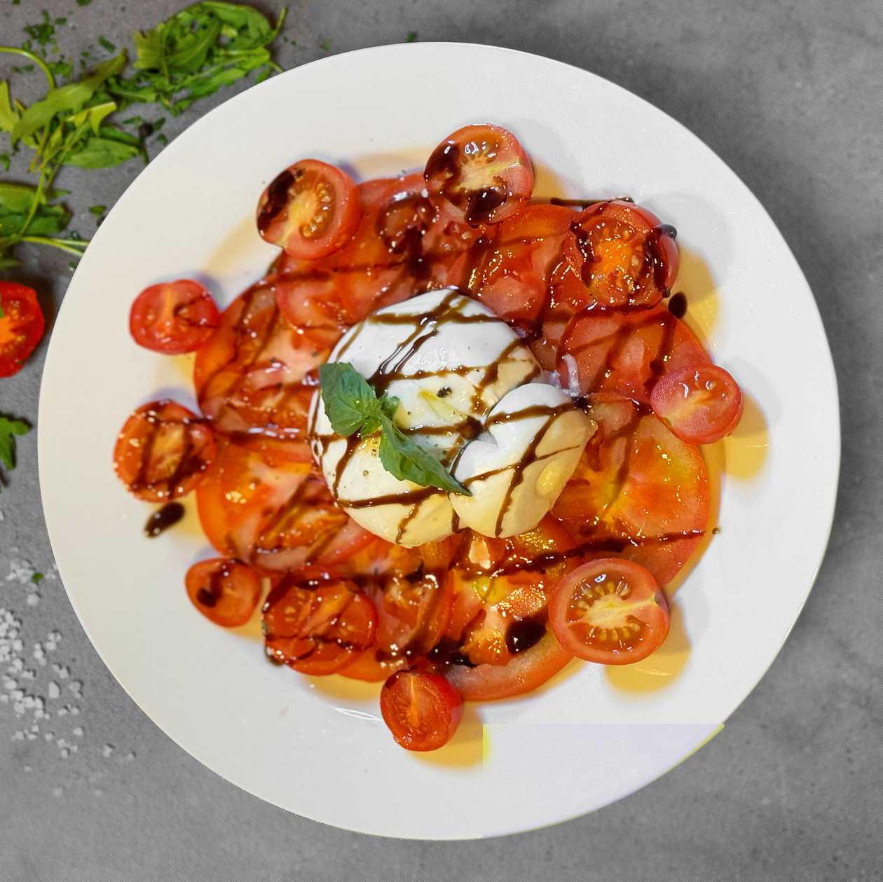 Burrata with Tomatoes