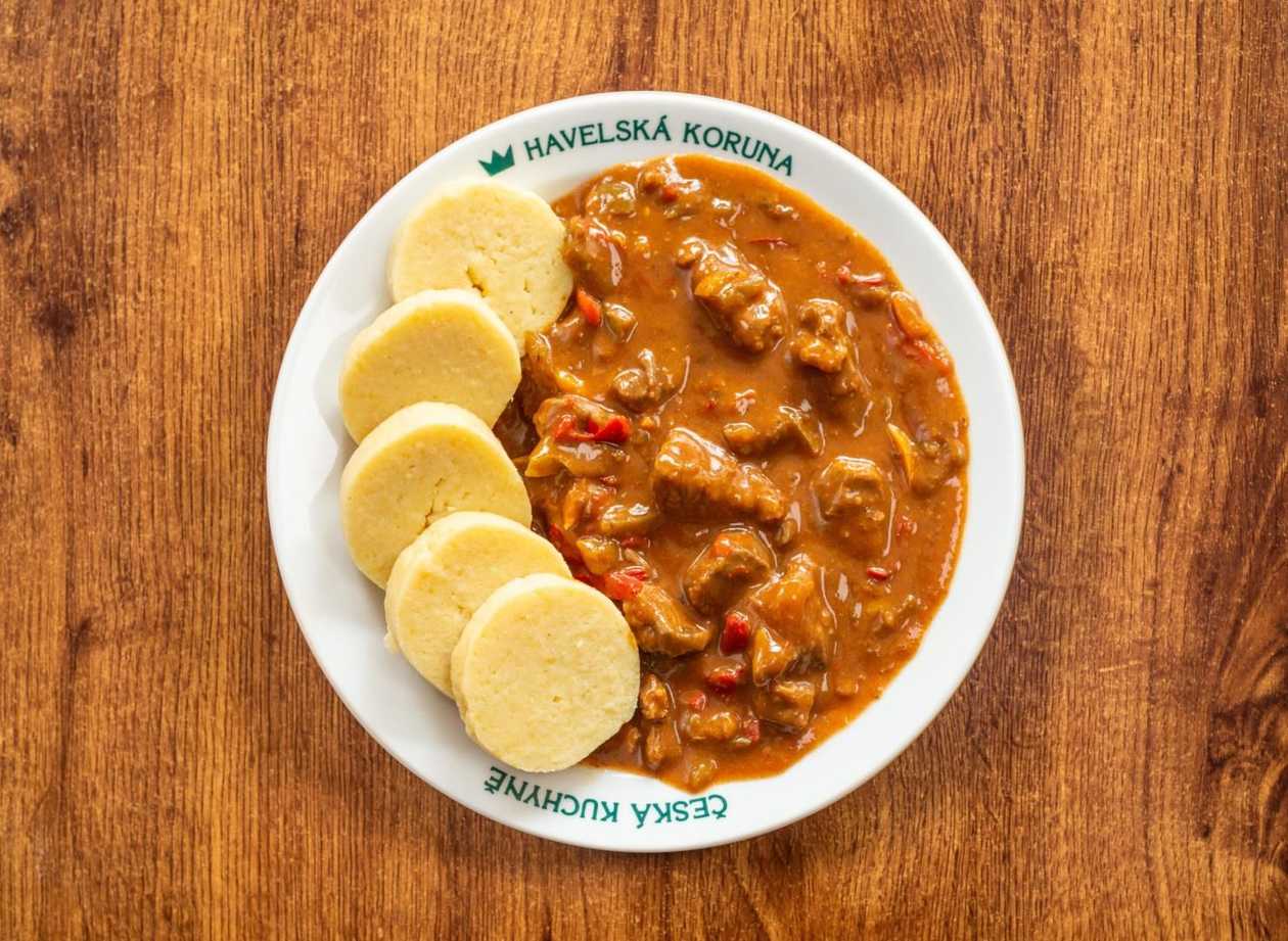 #248 Hungarian goulash, potato dumpling