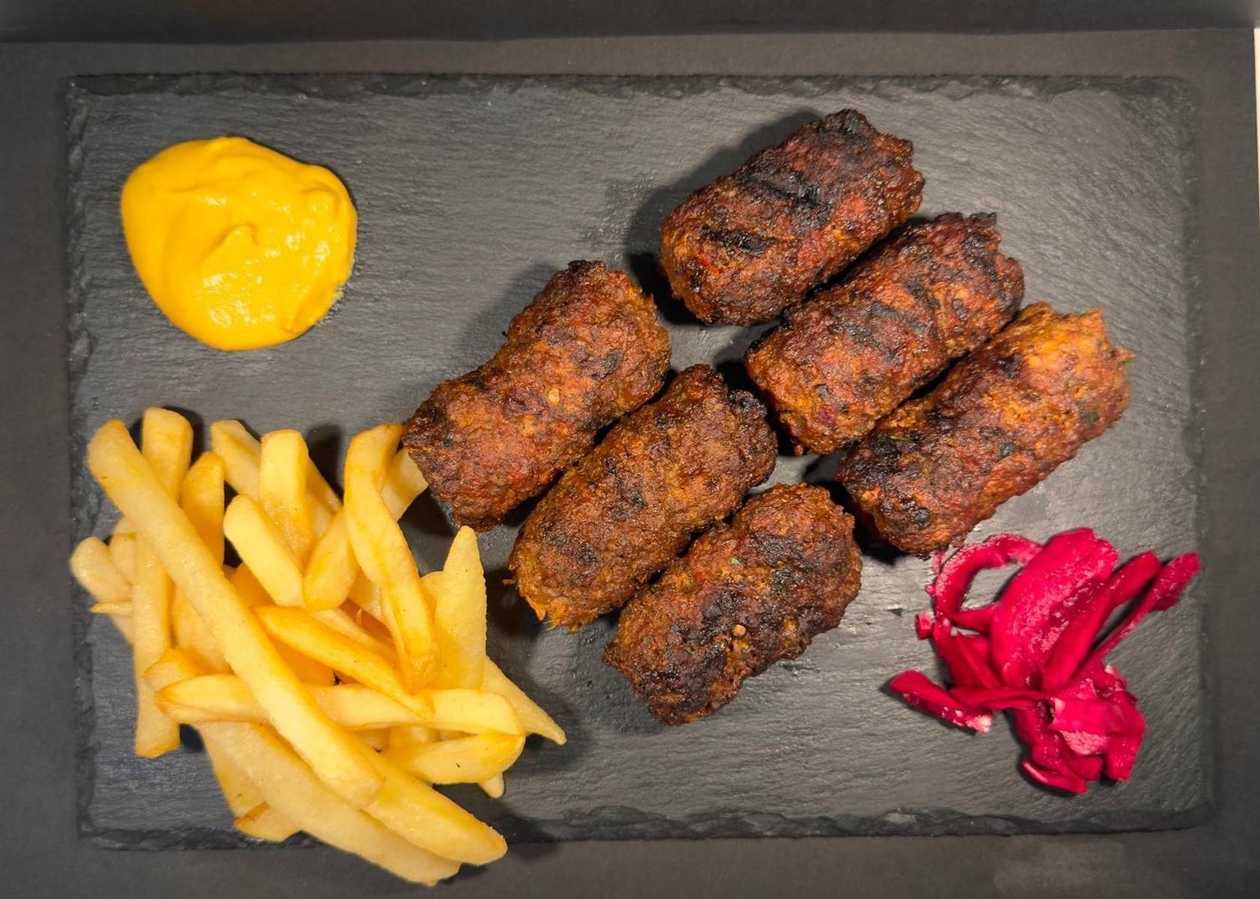 Beef and Lamb Mici (Small Grilled Meat Rolls)