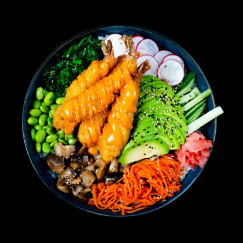 PP Tempura hiidkreveti Poke