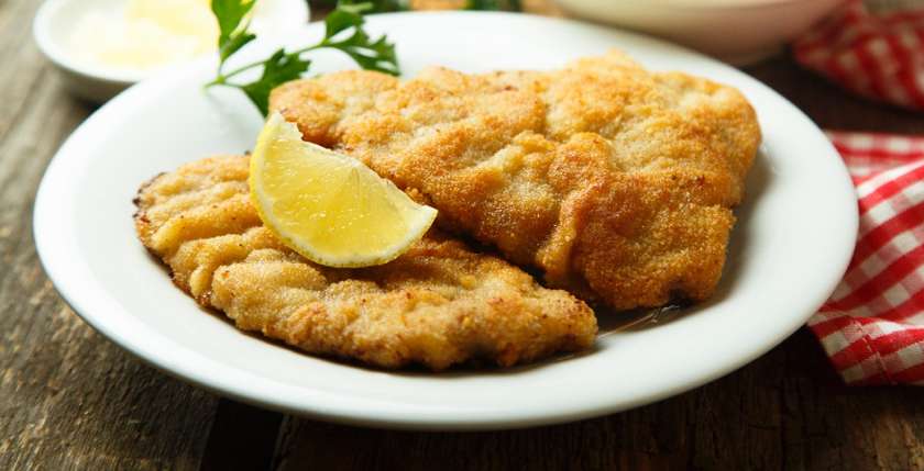 Fried pork loin