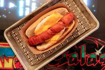 simple bacon ovo  dog