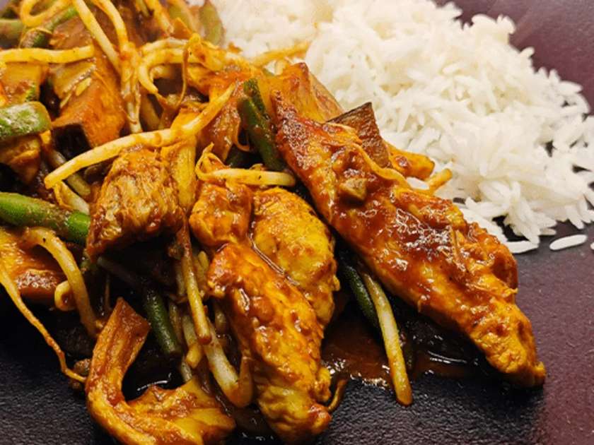 Danie z woka z wieprzowiną 400g