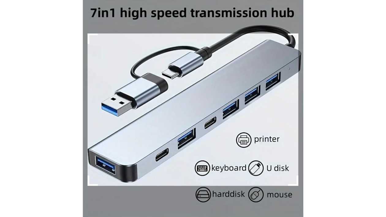 usb hub 7 in 2/36