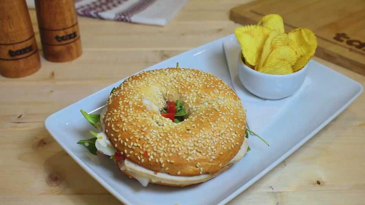 Chicken Caesar Bagel