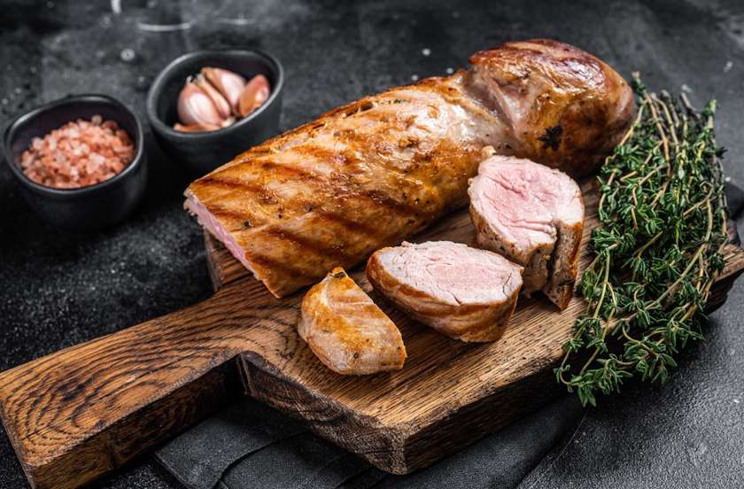 Grilled pork tenderloin