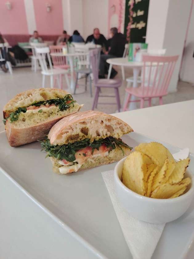 Mozzarella Ball Ciabatta