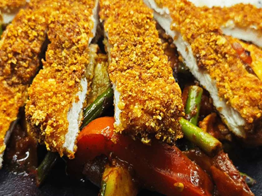 Danie z woka z kurczakiem w Panko 400g Panko