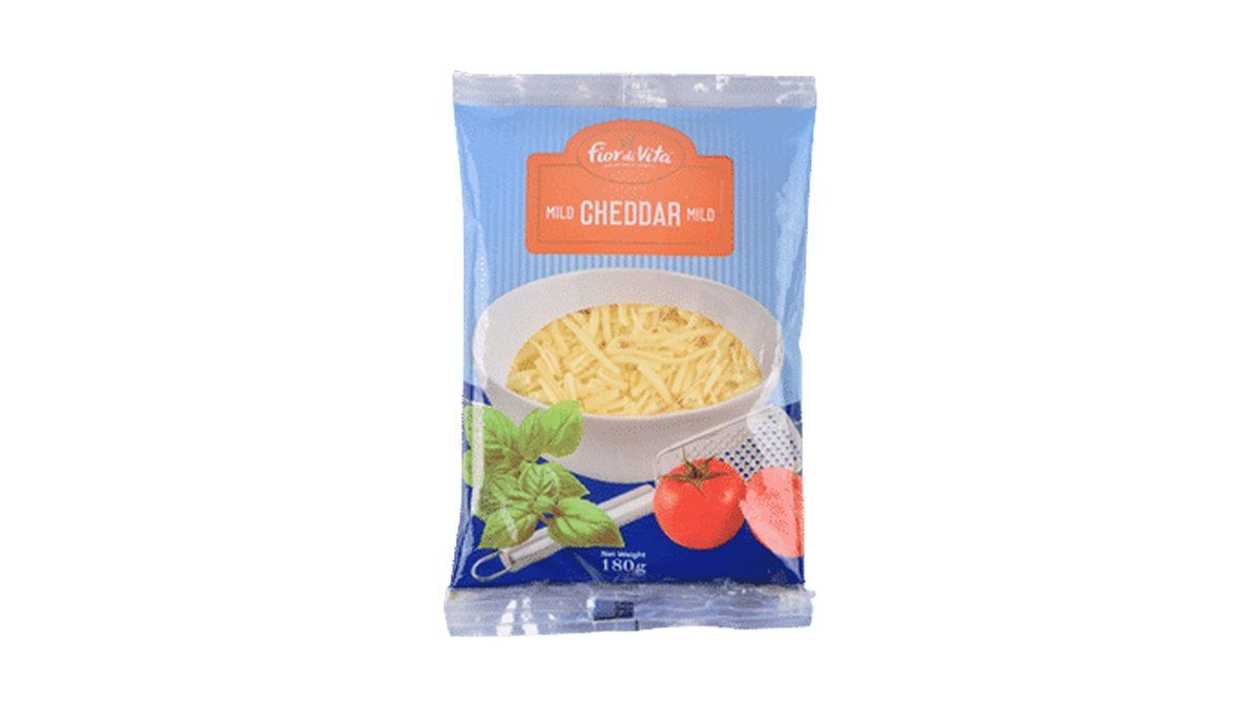 Fior Di Vita Mild Cheddar Shredded, 180g