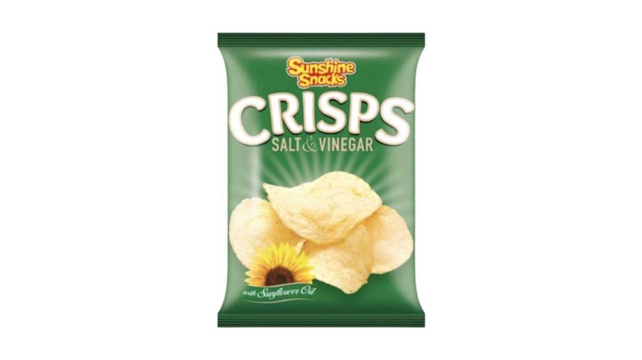 Sunshine Snacks Crisps Salt & Vinegar, 40g