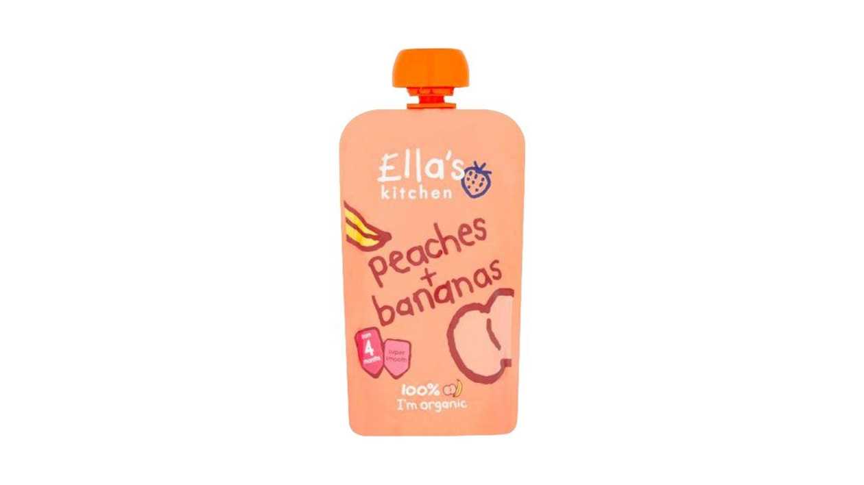Ella's Peaches & Bananas, 120g