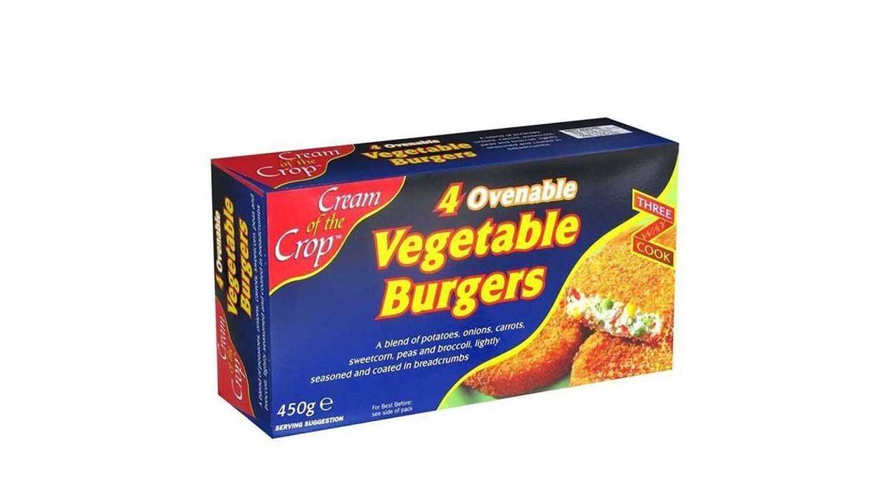 Cream of The Crop Ovenable Vegetable Burger, X 4