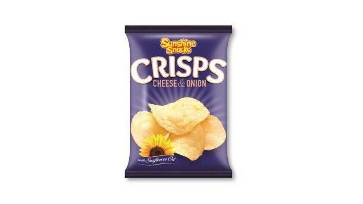 Sunshine Snacks Crisps Cheese & Onion, 40g