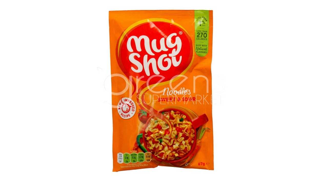 MUG SHOT SWEET & SOUR NOODLES 67G