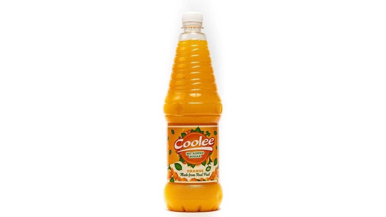 Coolee Orange No Added Sugar, 1l
