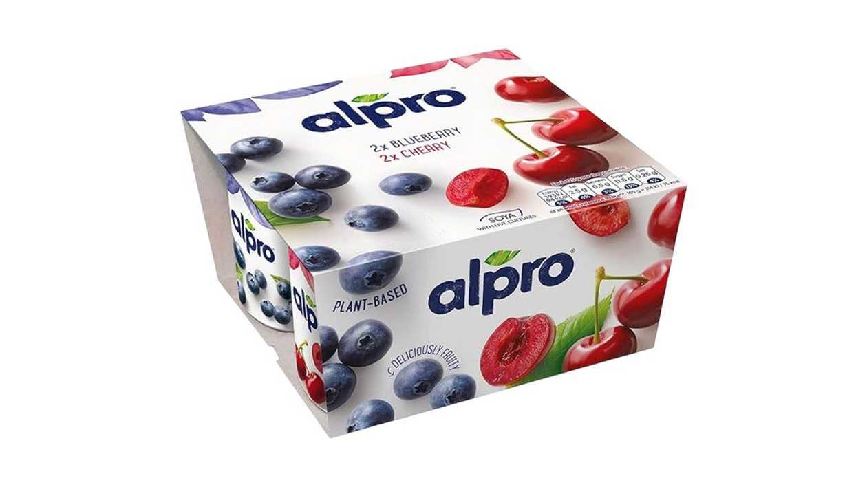 Alpro Yogurt Blackberry, Raspbery & Cranbery, X 4