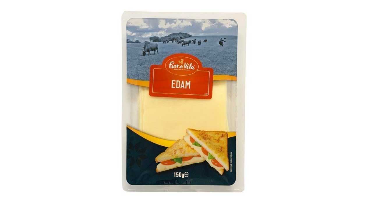 Fior Di Vita Edam Cheese Slices, 150g