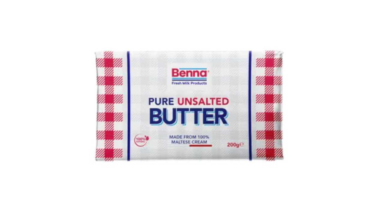 Benna Butter Unsalted, 200g