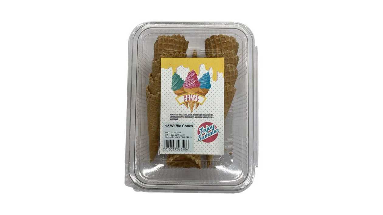 Waffel Cones, X 12
