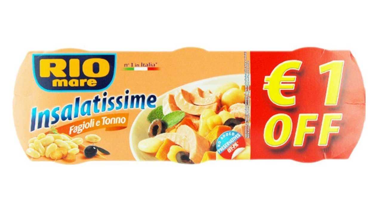 Rio Mare Insalatissime Beans & Tuna, 160g X 3