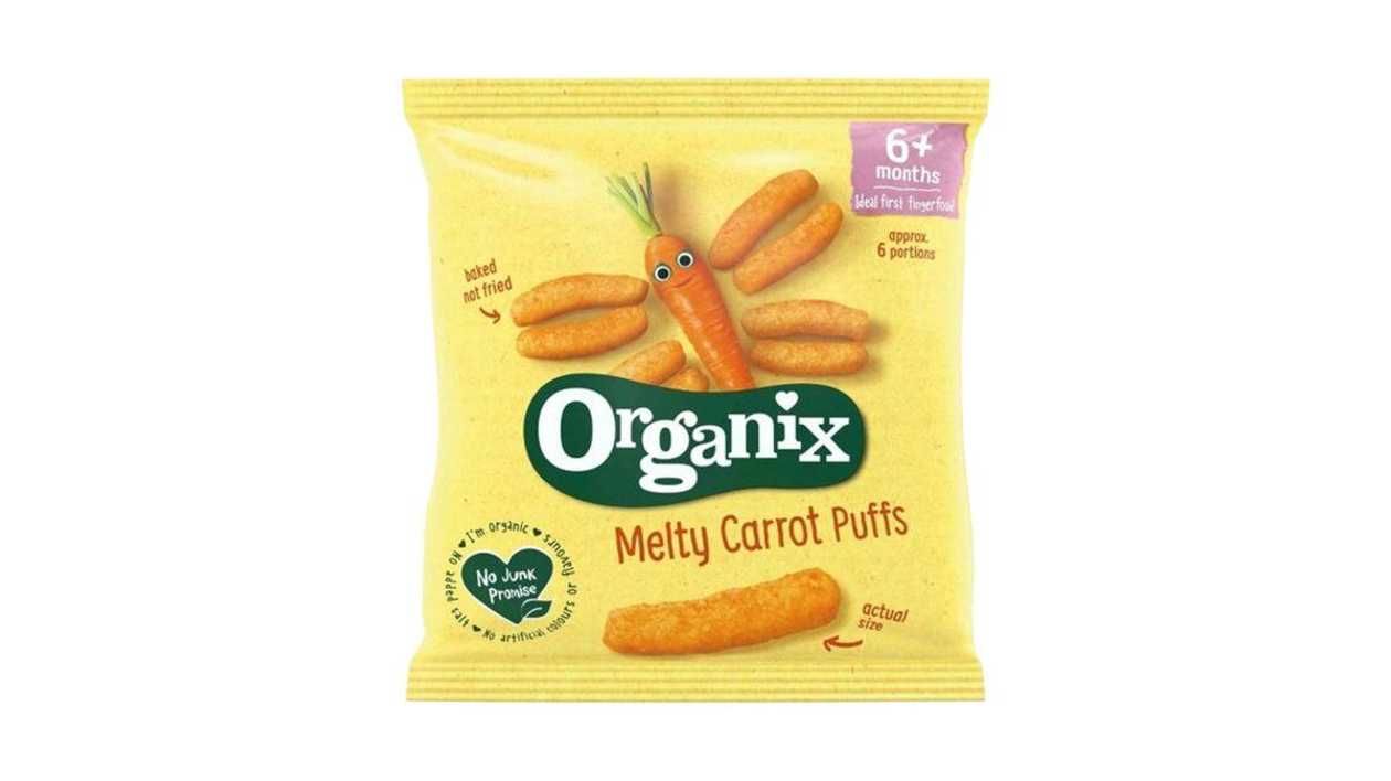 Organix Melty Carrot Puffs, 20g