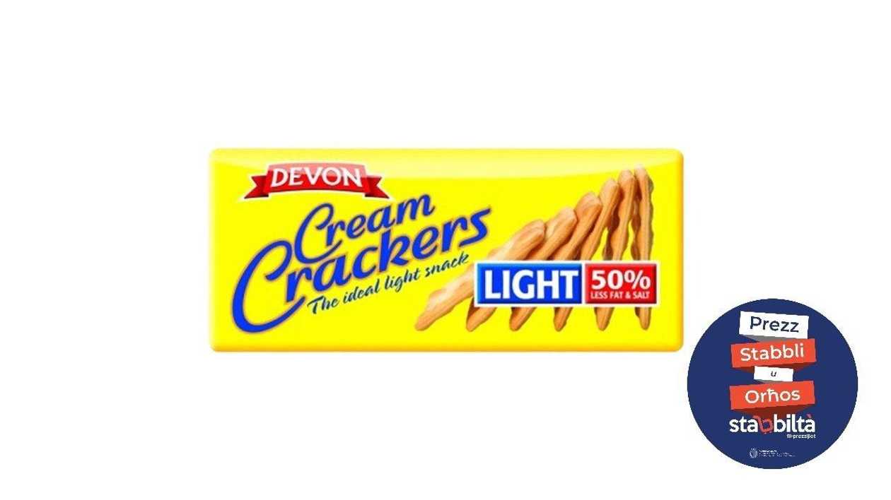Devon Light Cream Crackers, 200g