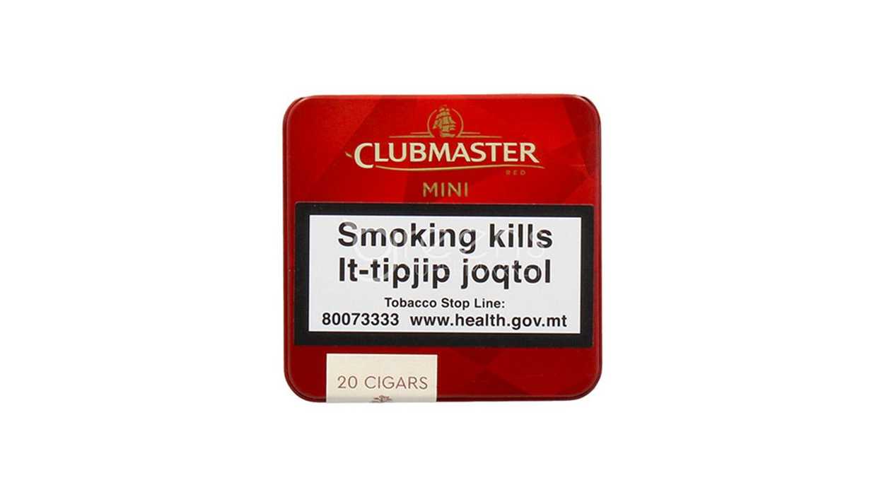 ARN. CLUBMASTER 20 MINI CIGARILLOS RED