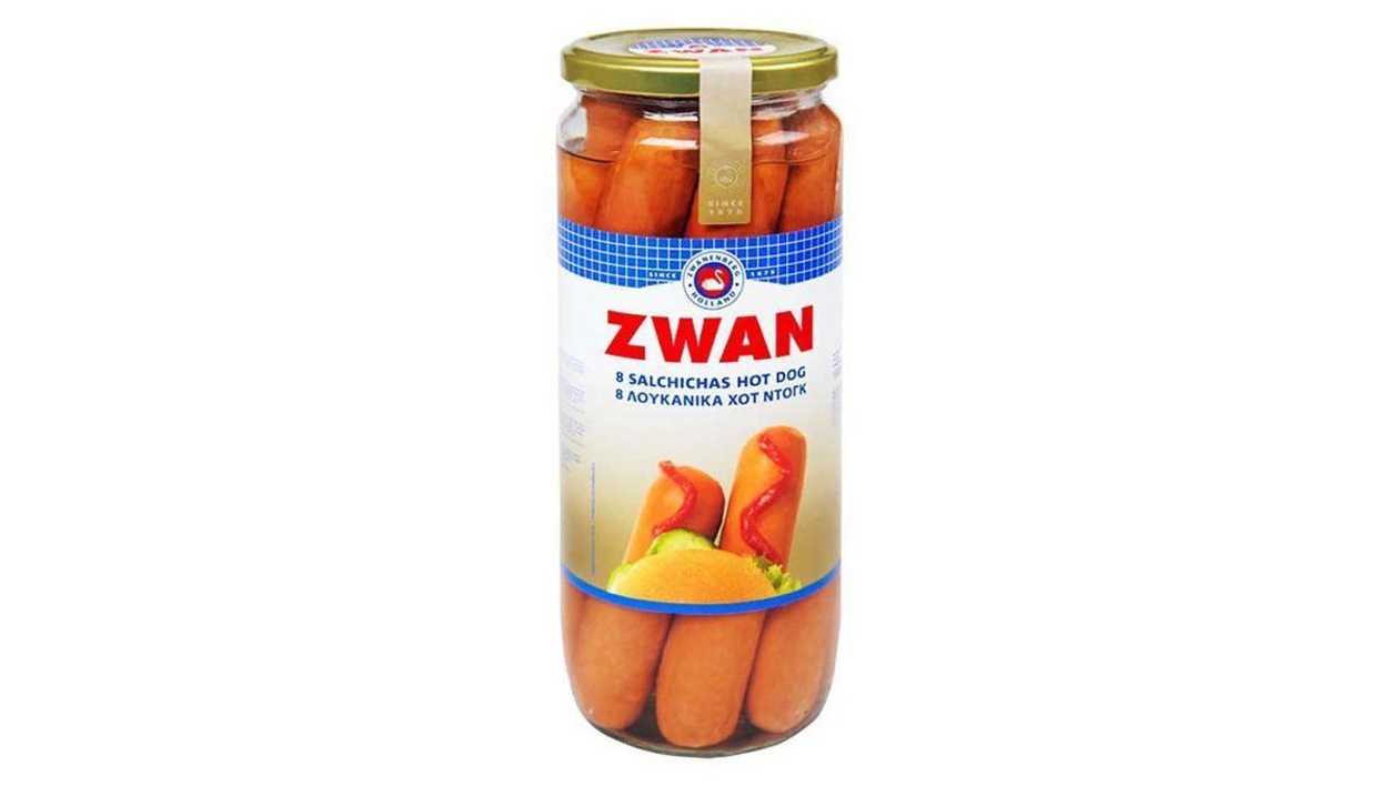 Zwan Jumbo Franks Knakworst, X 8