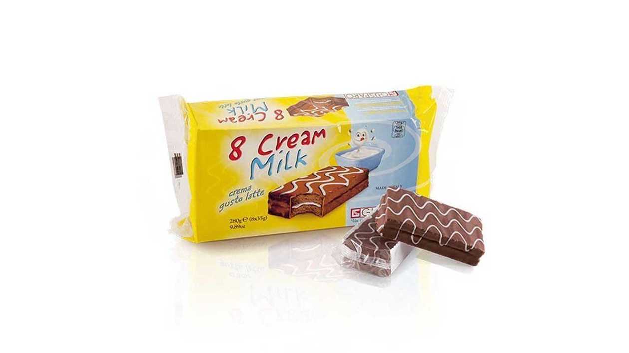 Gusparo Golosini Cream Milk, 25g X 8