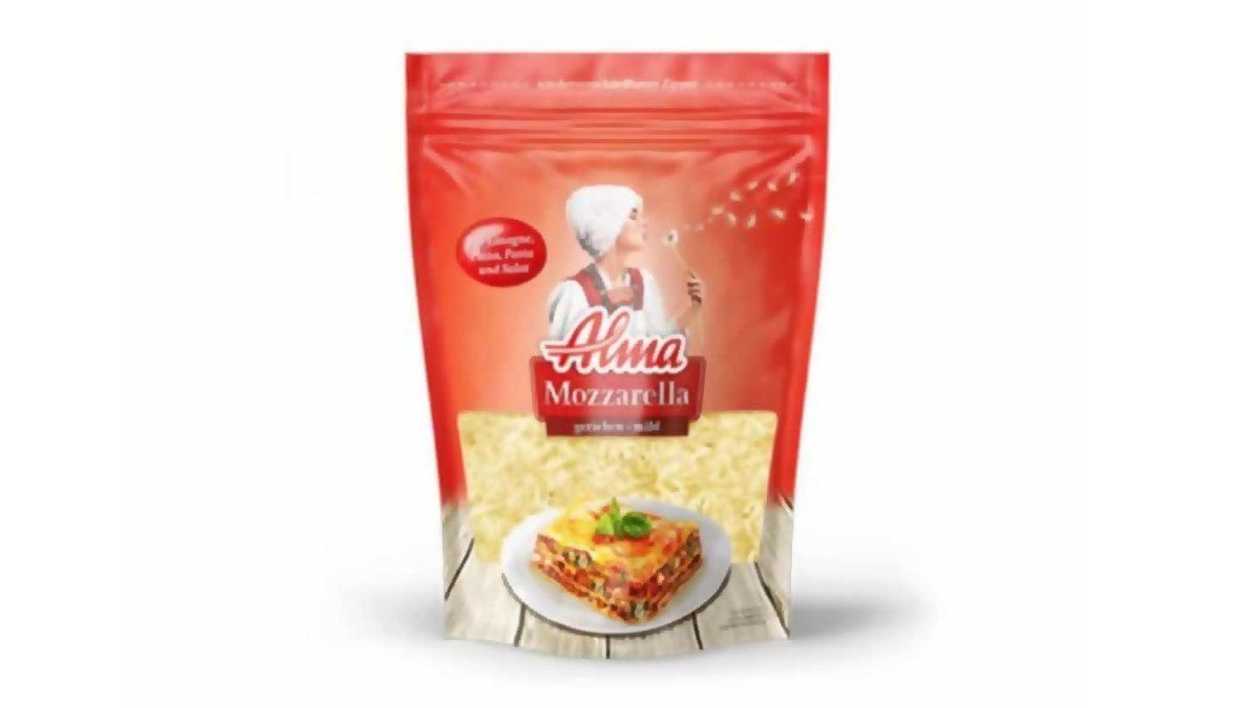 Alma Shredded Mozzarella, 200g