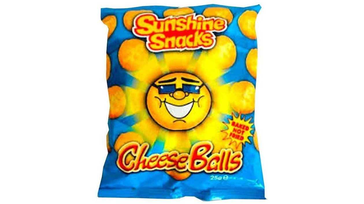 Sunshine Snacks Cheese Balls, 25g