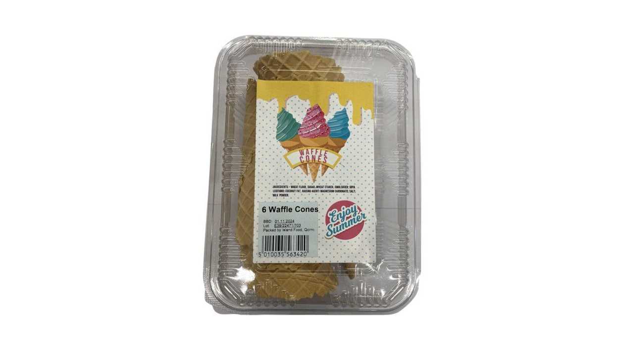Waffel Cones, X 6