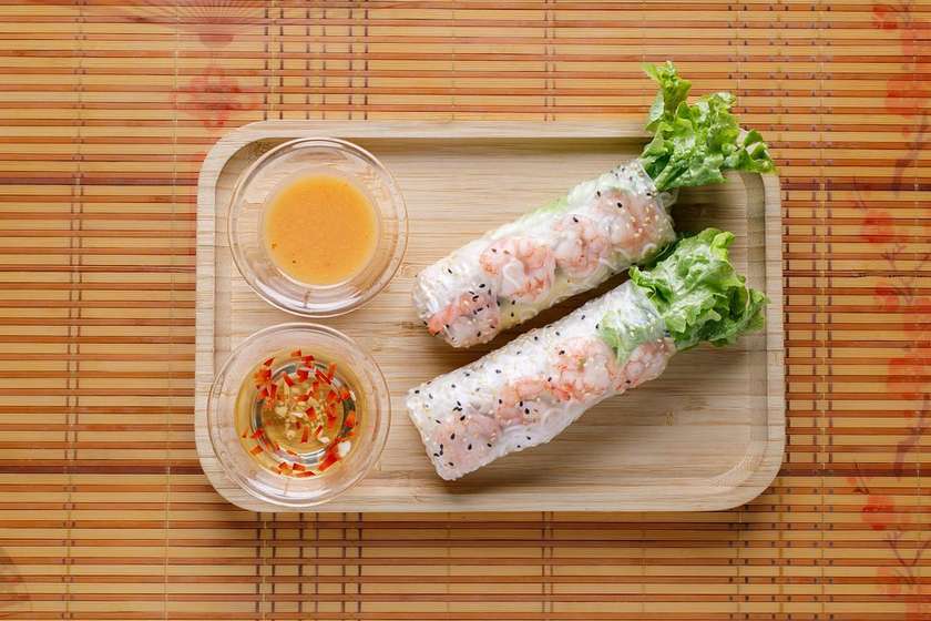 Nem cuốn sống tôm, 2ks