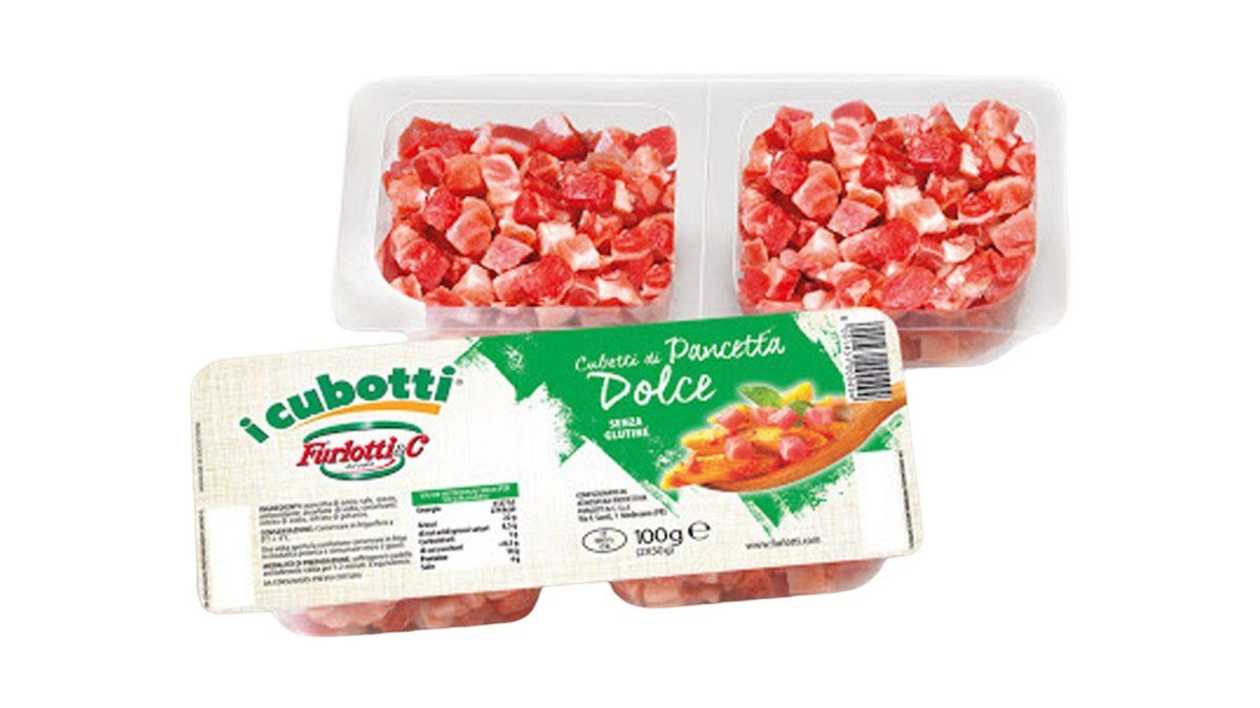 Furlotti Cubotti Di Pancetta Dolce, 90g X 2
